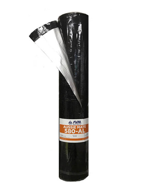 AVM Aussie Mate 580-AL waterproofing membrane roll – 60 mils, UV-stable with aluminum facer